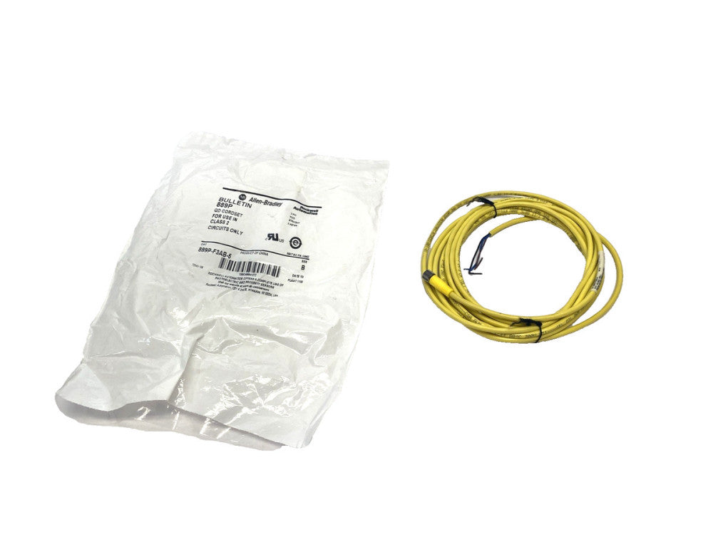 Allen Bradley 889P-F3AB-5 Ser. B Pico Cable 3-Pin 5m Female