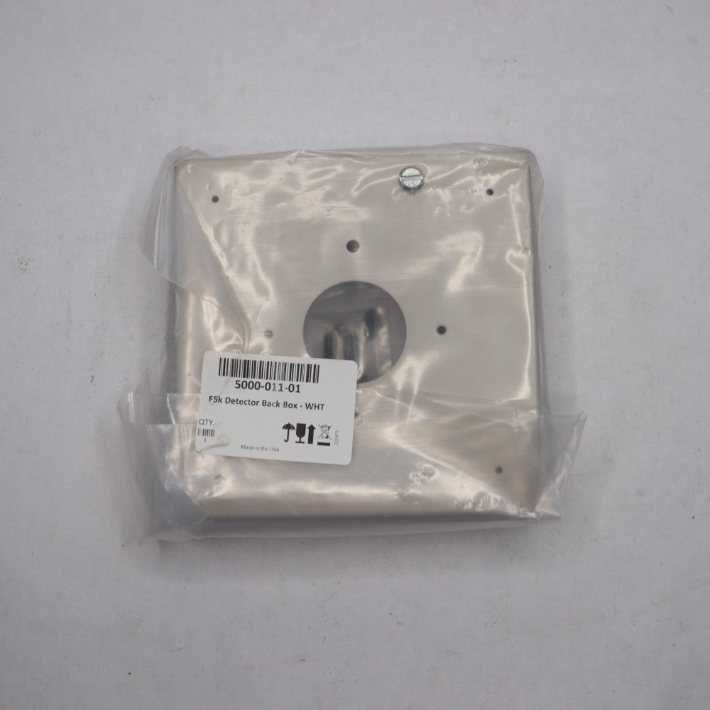 Detector Uni-Box F5K Backbox White 5000-011-01