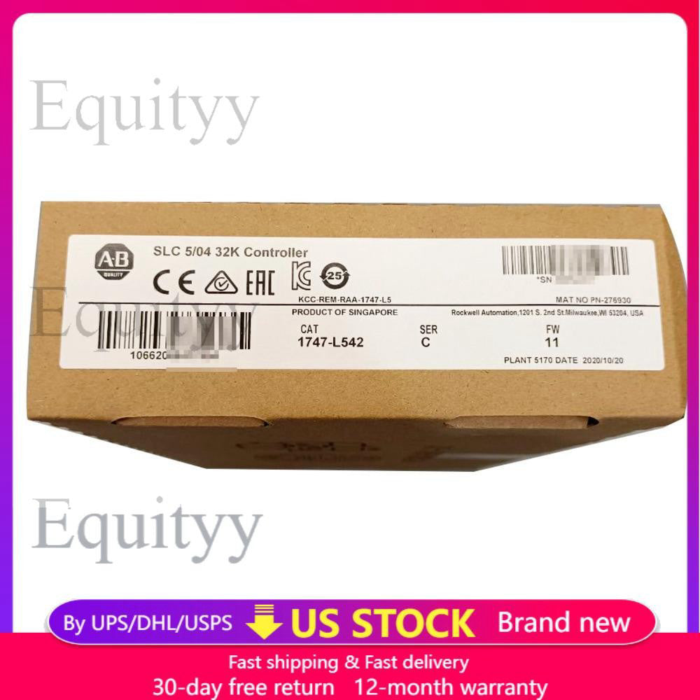 New Allen Bradley 1747-L542 SER C SLC 500 5/04 CPU PROCESSOR UNIT 1747L542