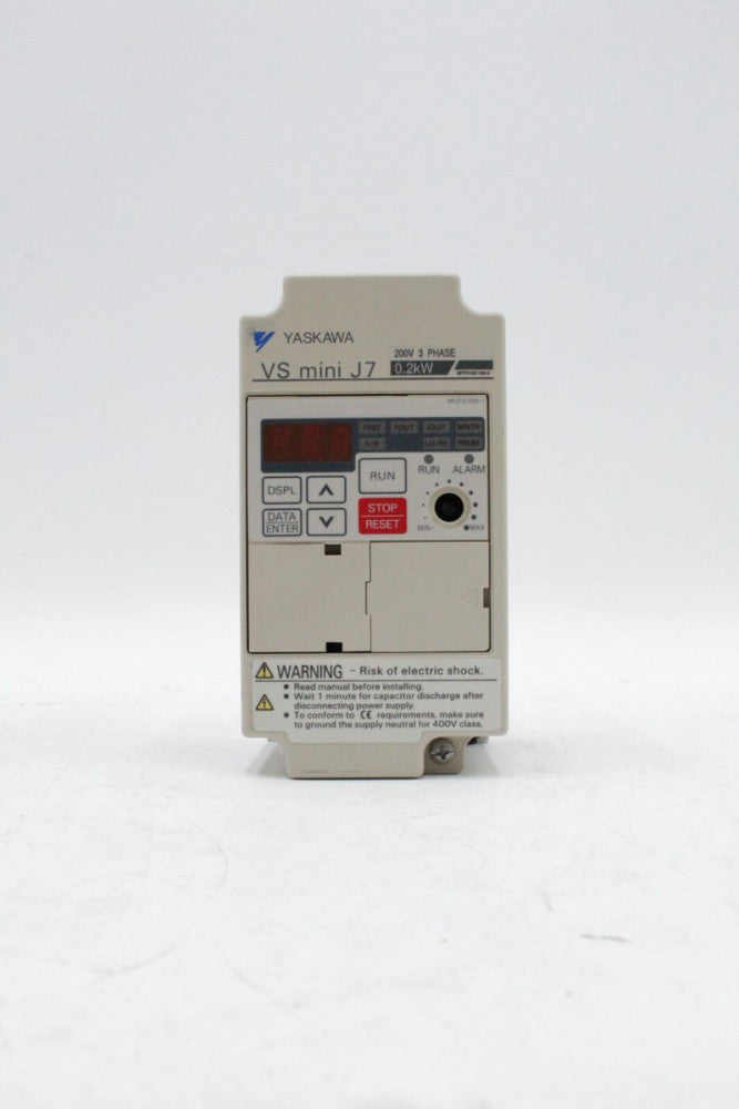 Yaskawa Electric CIMR-J7AA20P2 VS Mini J7 Drive
