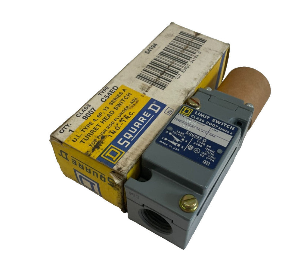 NEW SQUARE D 9007-C54ED TURRET HEAD SWITCH SER. A 9007C54ED