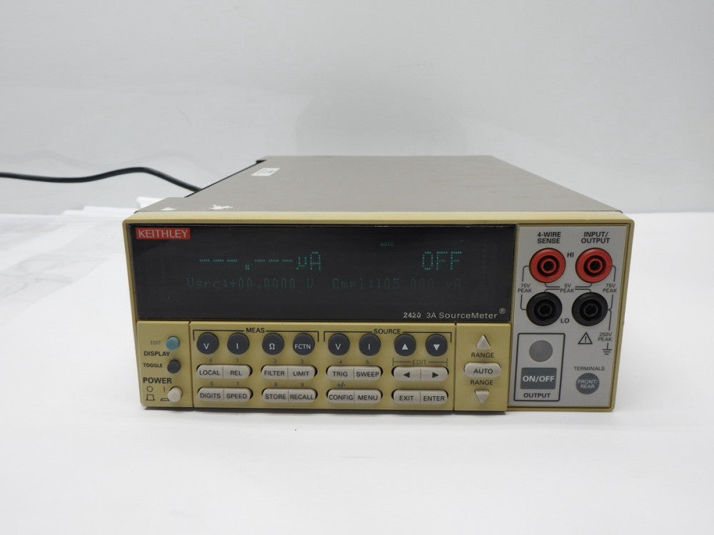 Keithley 2420 SourceMeter 60Vdc 3A 60W - TESTED