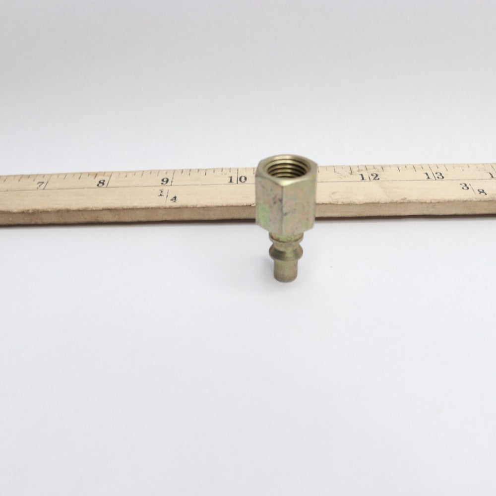 Female Interchange Coupler Plug Steel 0.25"