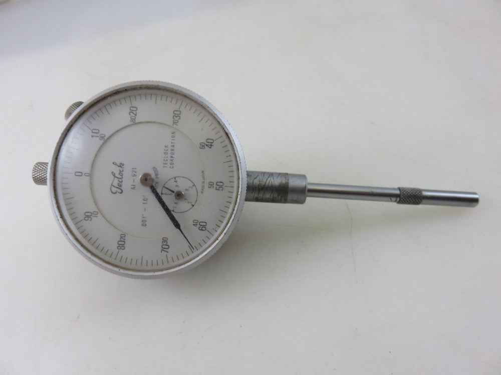 Teclock AI-921 Dial Gauge Indicator 0-1" .001" Vintage Made In Japan