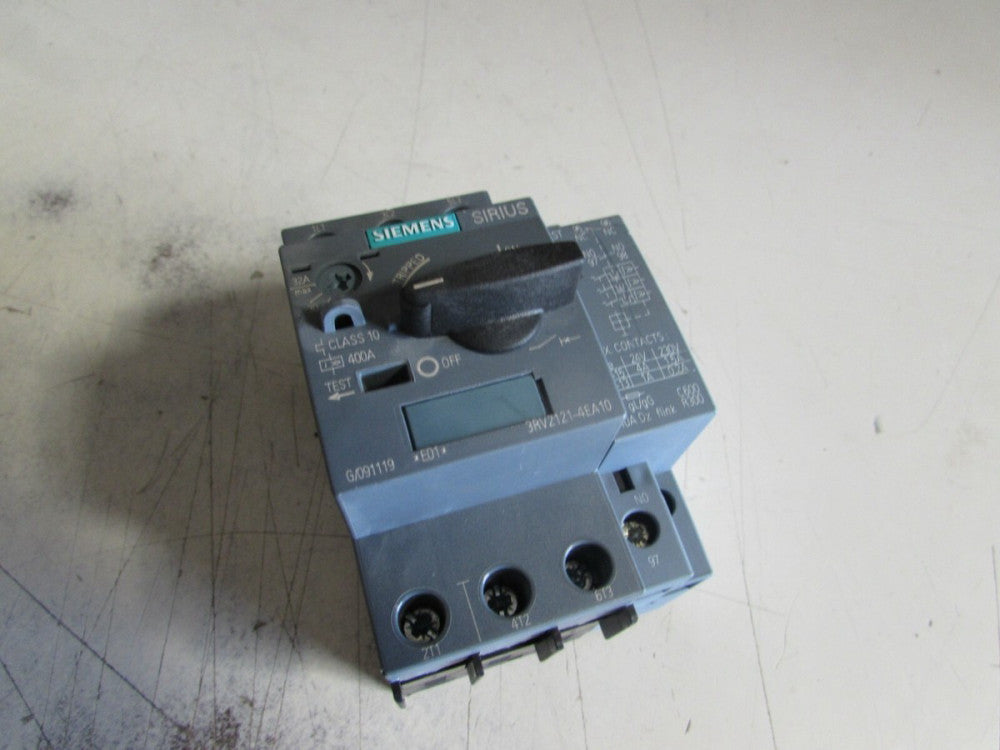 SIEMENS 3RV2121-4EA10 SIRIUS MANUAL MOTOR STARTER 600V 32FLA MAX NICE USED M/O
