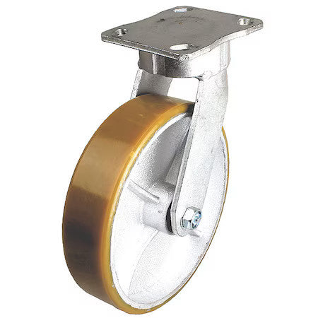 Zoro Select P25s-Uy080kp-14-001 Plate Caster,1250 Lb. Ld Rating,Ball