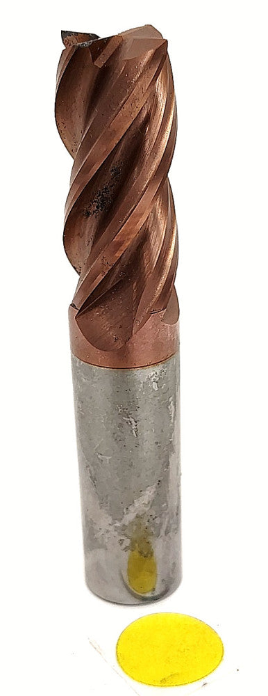 UNBRANDED 3/4" 4 FLUTE CARBIDE SPIRAL ENDMILL CUTTER RIGHT HAND 4" OAL 50211894