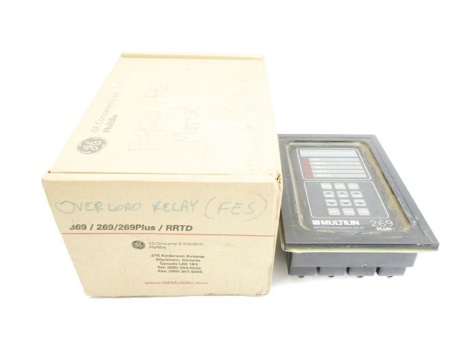 GE MULTILIN 269PLUS-100P-120 120VAC 10A (AS PICTURED) NSMP