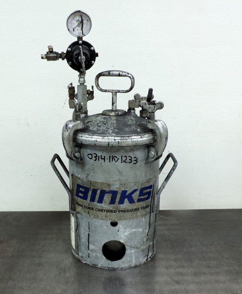 Binks MDMT-20 Pressure Tank  ASME Code Certified