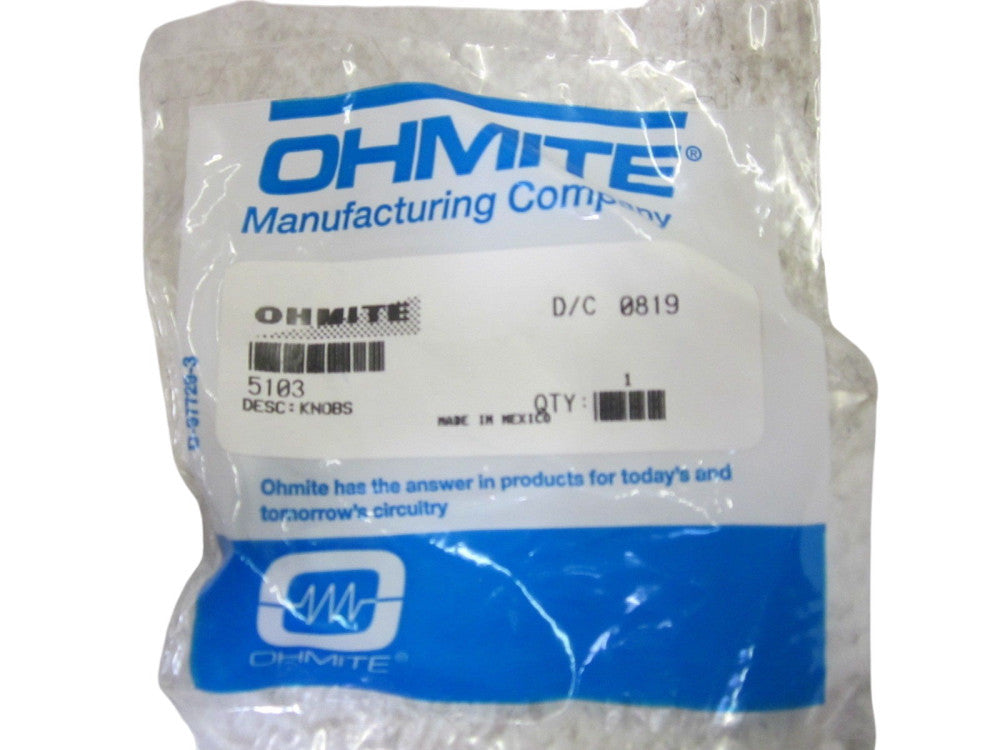 OHMITE 5103 DESC: KNOBS NSMP