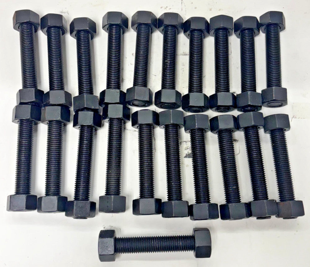 HIGHLAND THREADS STUDS AND NUTS LOT OF 63 3/4"-9X5-3/4" A193 B7 2H