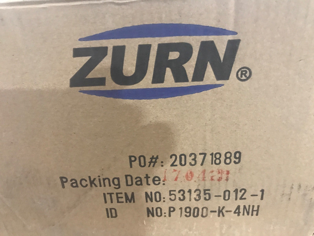 Zurn P1900-K-4NH 12" x 12" X 4-1/4 Cast Iron Deep Floor Sink Drain  Sump