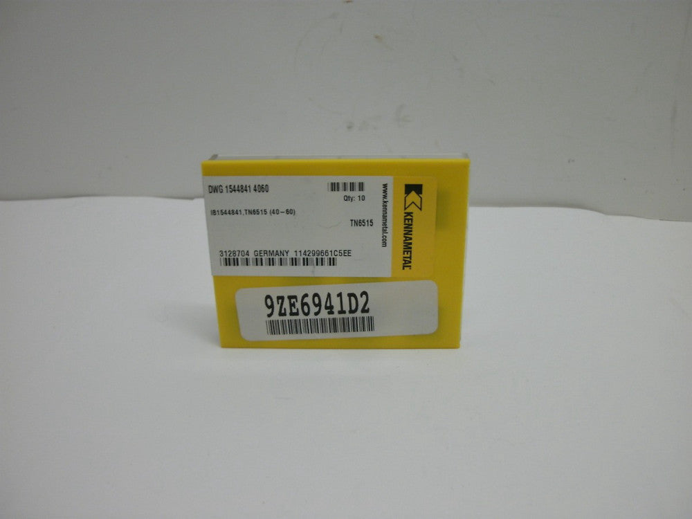 KENNAMETAL DWG 1544841 IB1544841 TN6515 (40-60)CARBIDE INSERTS 97E6941D2 NIB