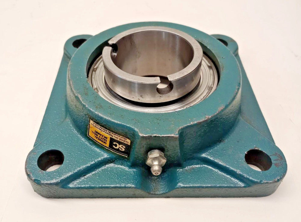 Dodge F4B-SC-204-Springlok (MISSING COLLAR) Flange Bearing 4-bolt 2.250 bore