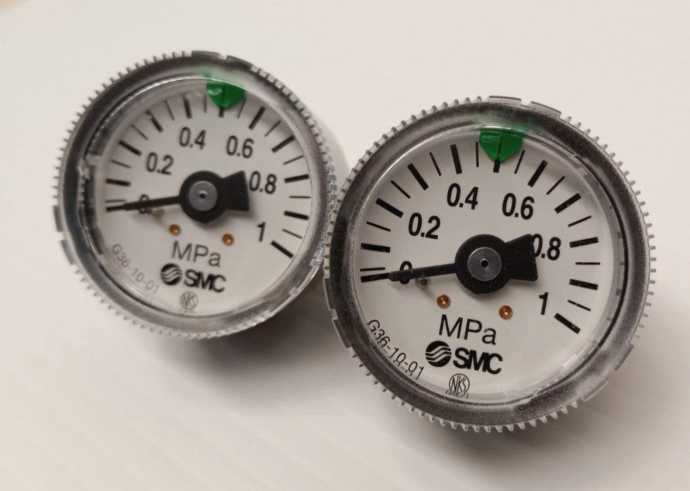 SMC G36-10-01 Gauge AR Regulator 0-1 MPa 1/8"NPT (Pack Of 2)
