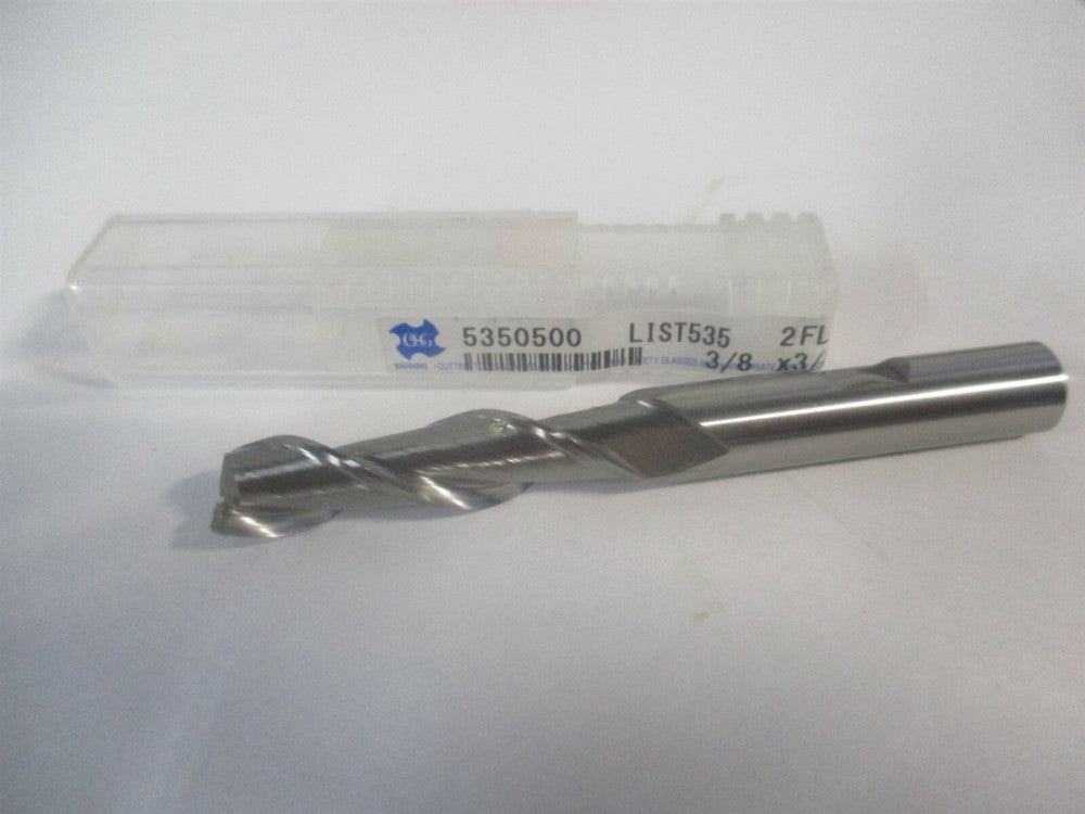 OSG (5350500) 3/8″ x 1-1/2″ x 3/8″ x 3-1/4″ OAL 2 Flute Cobalt Square End Mill 