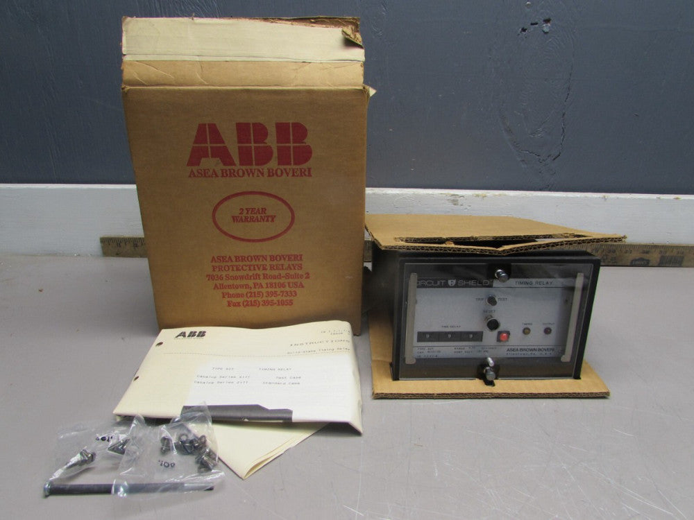 ABB 417T2155 ,TYPE 62T, CIRCUIT SHIELD TIMING RELAY, NEW IN BOX! MAKE OFFER!