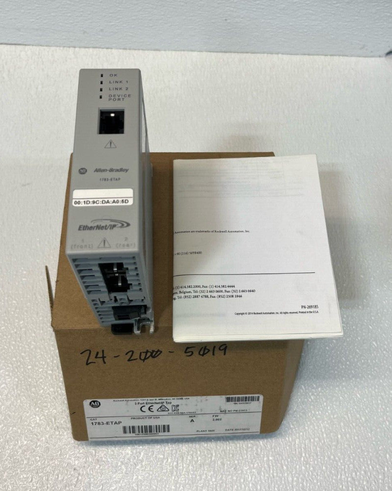Allen-Bradley 1783-ETAP 3 Port EtherNet/IP Tap SER A FW 2.002 PN-23911