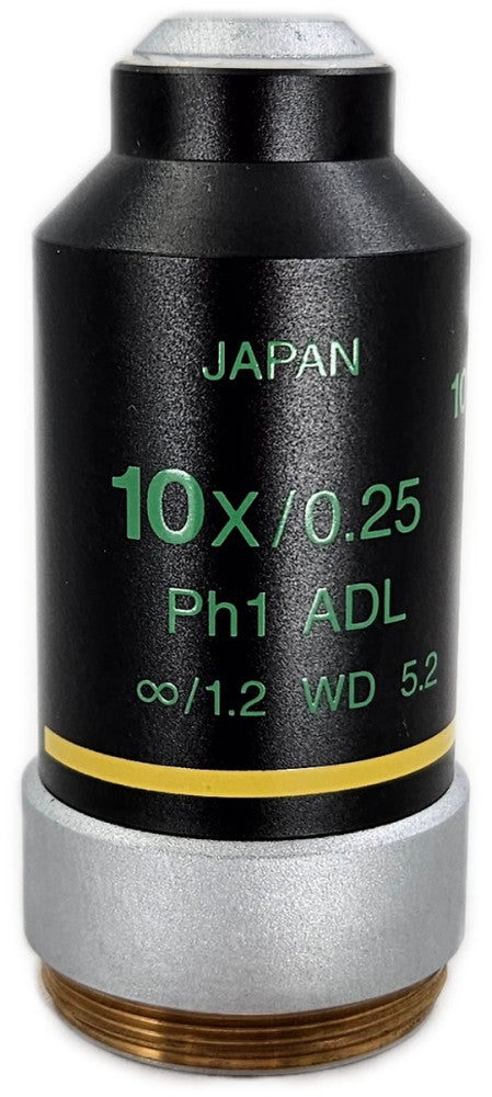 Nikon 10X/0.25 PH1 ADL WD 5.2 Microscope Objective 