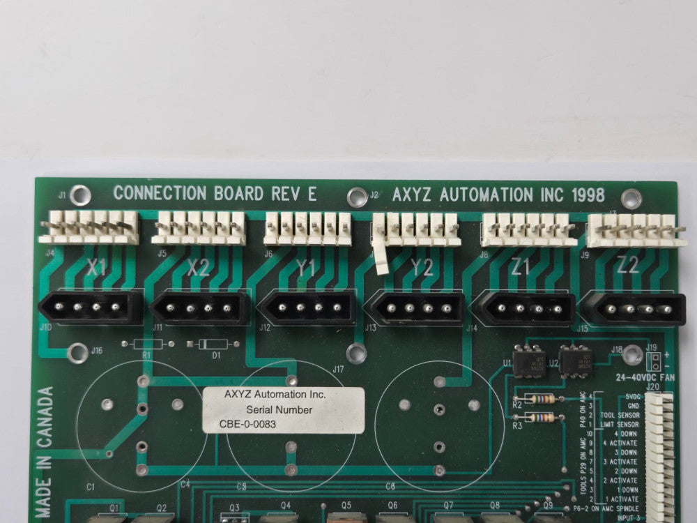 AXYZ AUTOMATION CONNECTION BOARD CBE-0-0083
