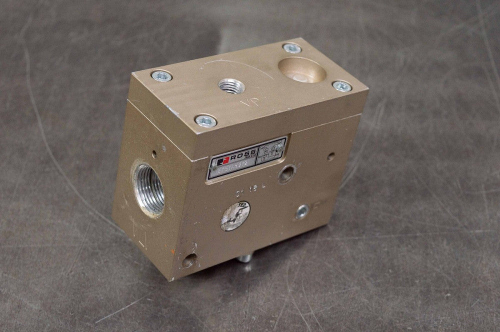 Ross Pressure Controlled PO Pneumatic Air Check Valve Manual Relief 3/4" NPT