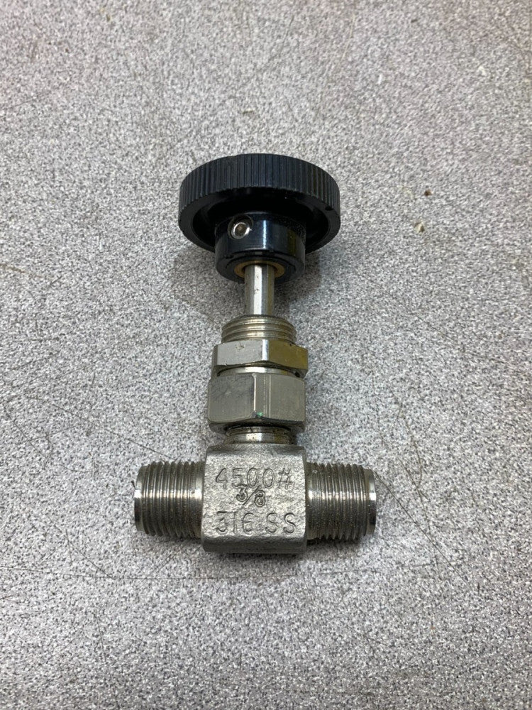 NEW NO BOX DRAGON 3/8" STAINLESS STEEL NEEDLE VALVE P3356PT 6488BTC