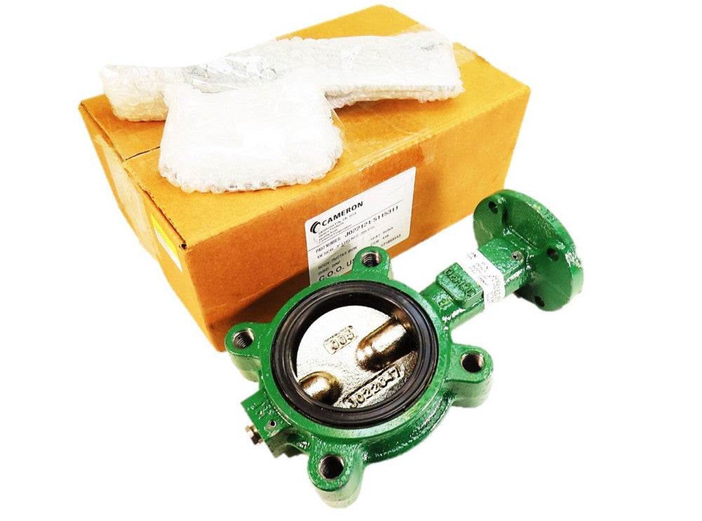 Cameron J022121-5115311 Demco 3" Butterfly Valve Lug  NEC 200PSI Buna Seat NIB