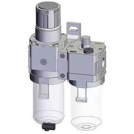 Smc Ac30a-N02-Z-D Filter, Regulator, Lubricator,1/4"Npt
