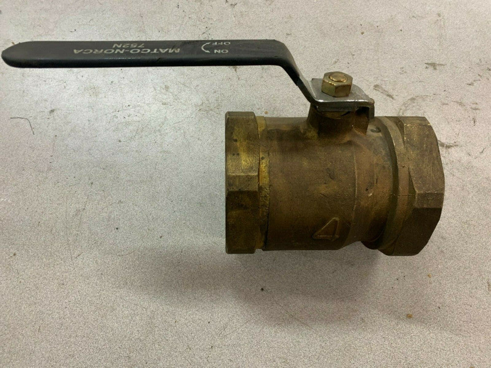 NEW OLD STOCK MATCO-NORCA 4" BALL VALVE 400 WOG