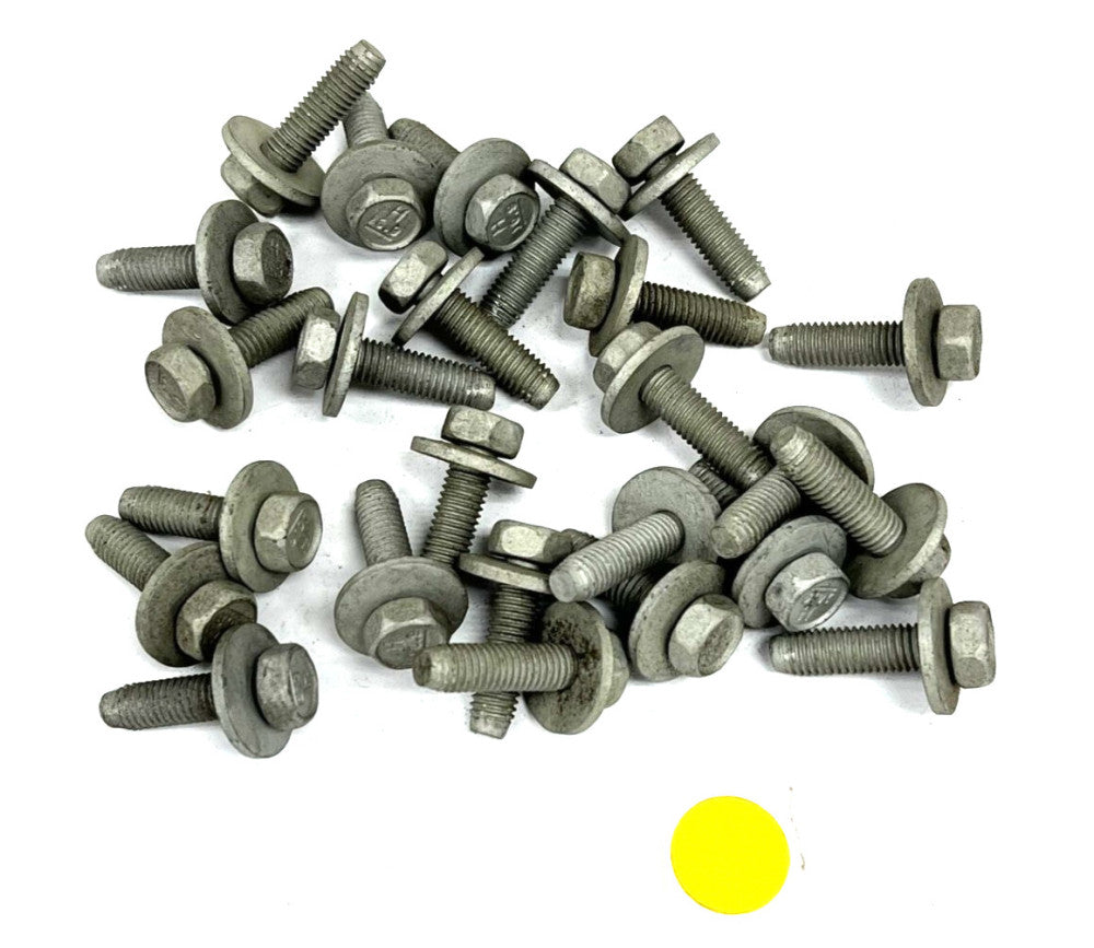 HEX BOLT W/WASHER DIA 1/4"-20 THREAD LENGTH 1" LOT OF 25