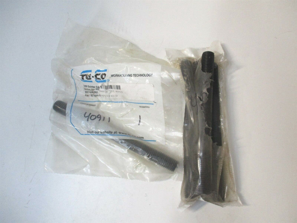 TE-CO (40911) 3/4-10 2" x 8" Equal Double Threaded Stud - Lot of 4