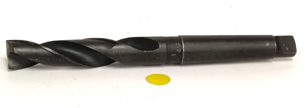 UNBRANDED 59/64" 2 FLUTE DRILL BIT W/MORSE TAPER 9-1/4" OAL HSS