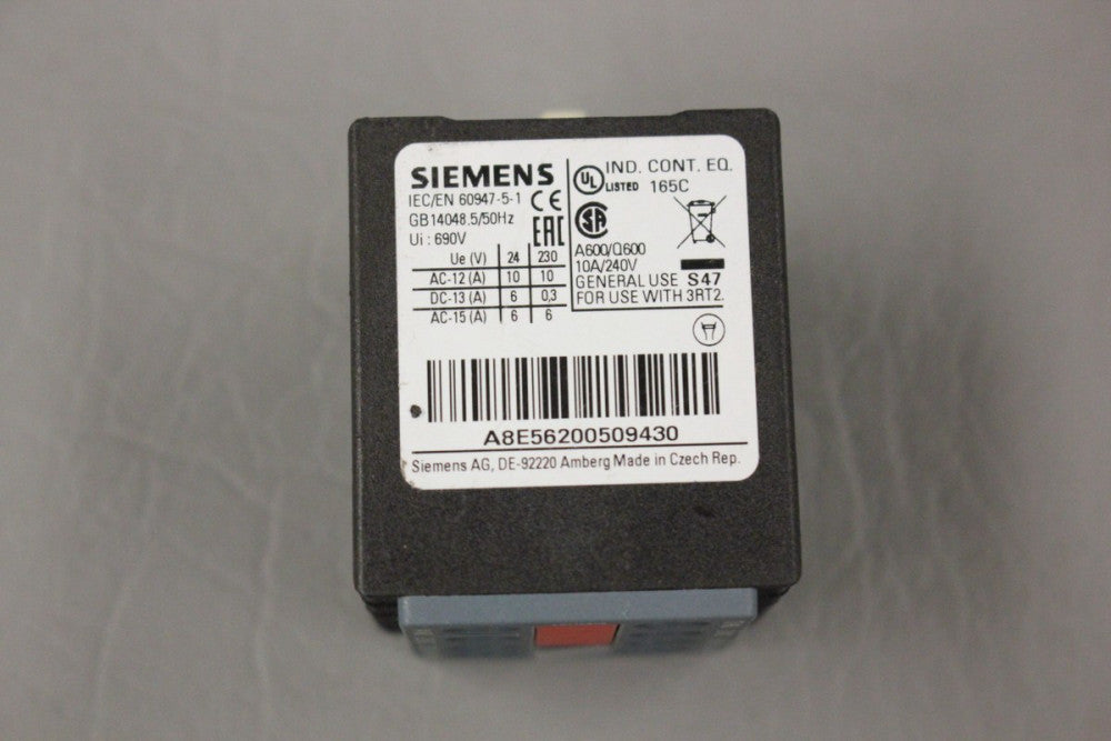UNUSED SIEMENS CONTACT BLOCK A600/Q600 GB14048