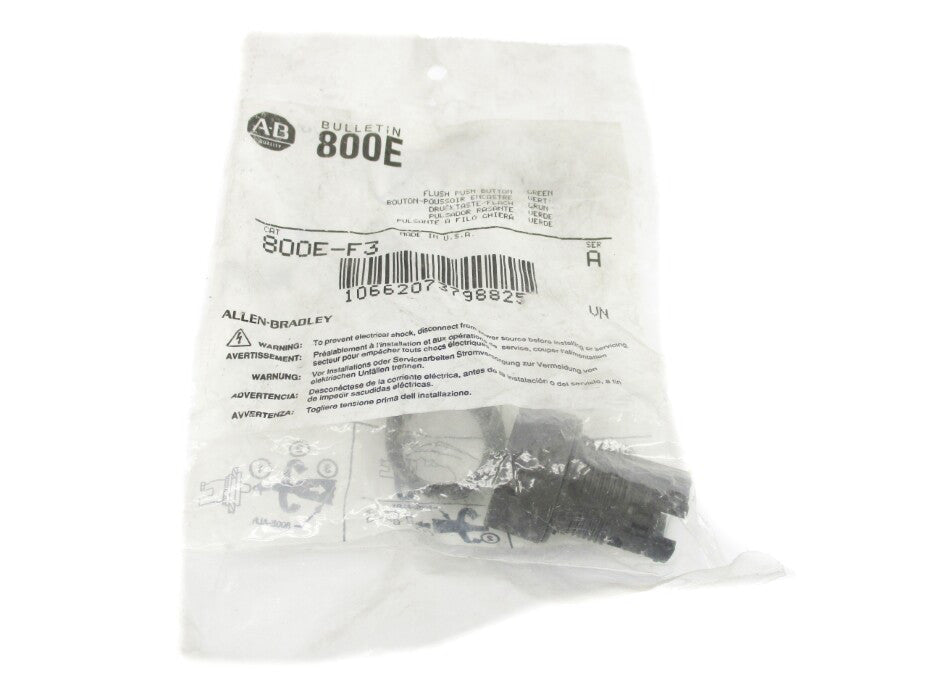 ALLEN BRADLEY 800E-F3 SER. A NSMP