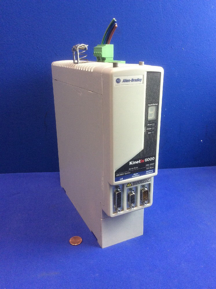 ALLEN BRADLEY KINETIX 6000 SERVO DRIVE 2094-BM02 15A AXIS MODULE FRW. V1.98