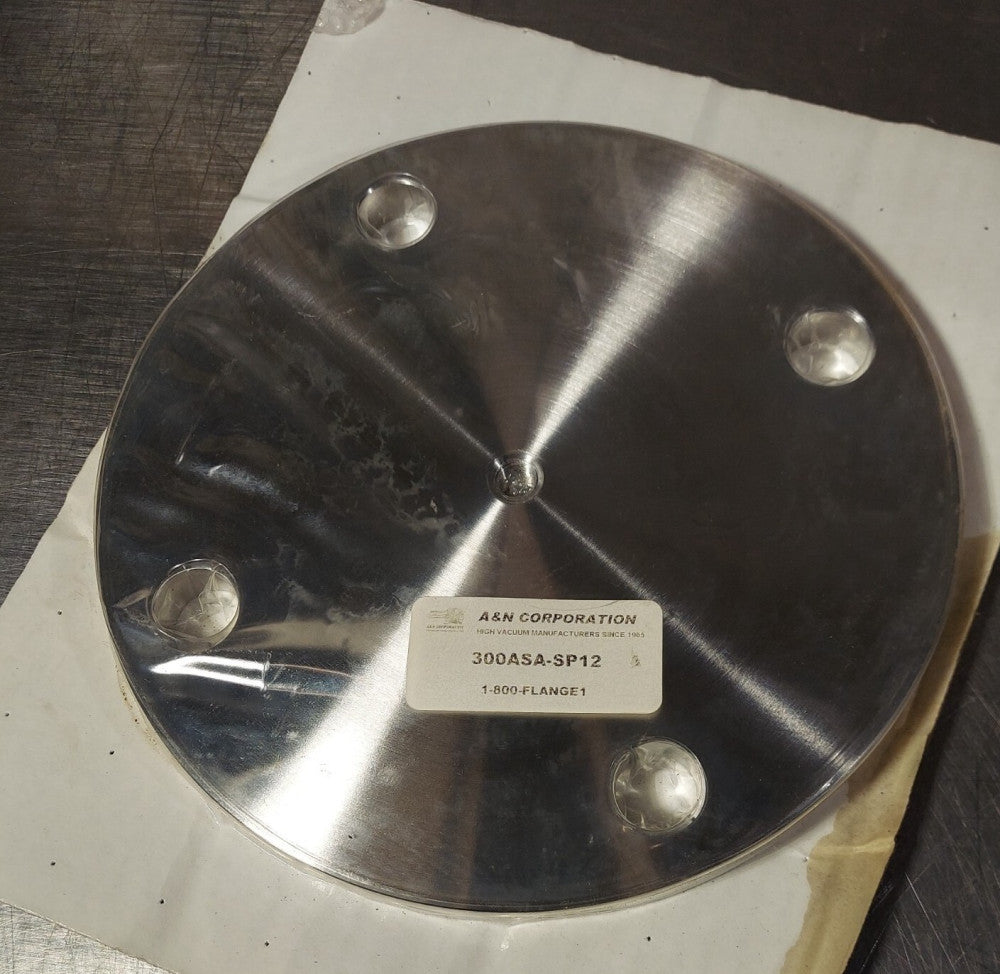 A&N 300ASA-SP12 Flange 7.5" Diameter .5" Thick Stainless Steel - Sealed Package