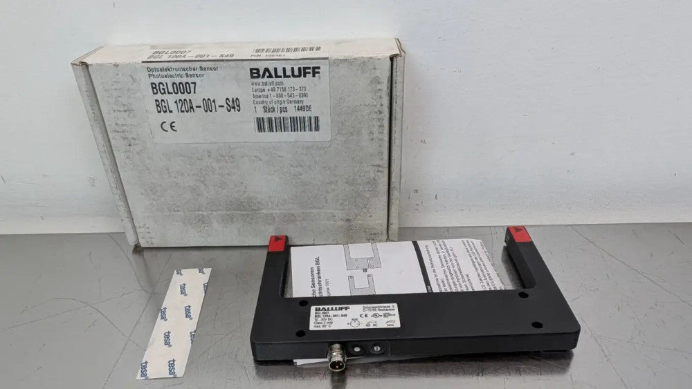 Balluff BGL0007 Fork Sensor BGL 120A-001-S49 156461 120mm Opening 10-30VDC