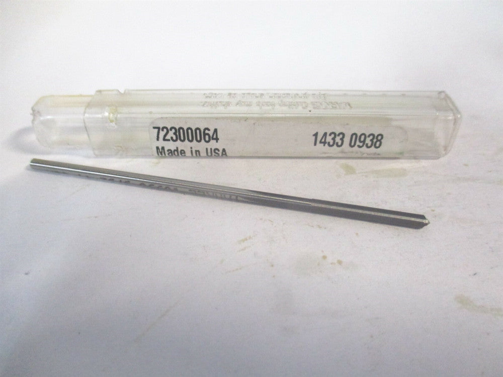 (1433-0.0938) 3/32" x 3/4" x 3" OAL 4Fl Straight Flute Cobalt Chucking Reamer 