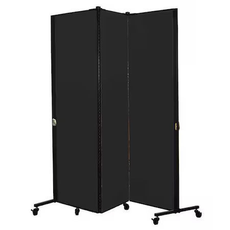 Screenflex Hkdl603-Vx Portable Room Divider,5Ft 9In W,Coal