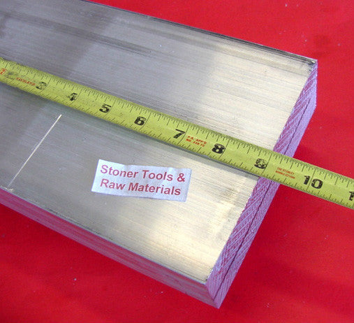 1-1/2" X 6" ALUMINUM 6061 FLAT BAR 9" long SOLID T6511 Extruded Mill Stock New
