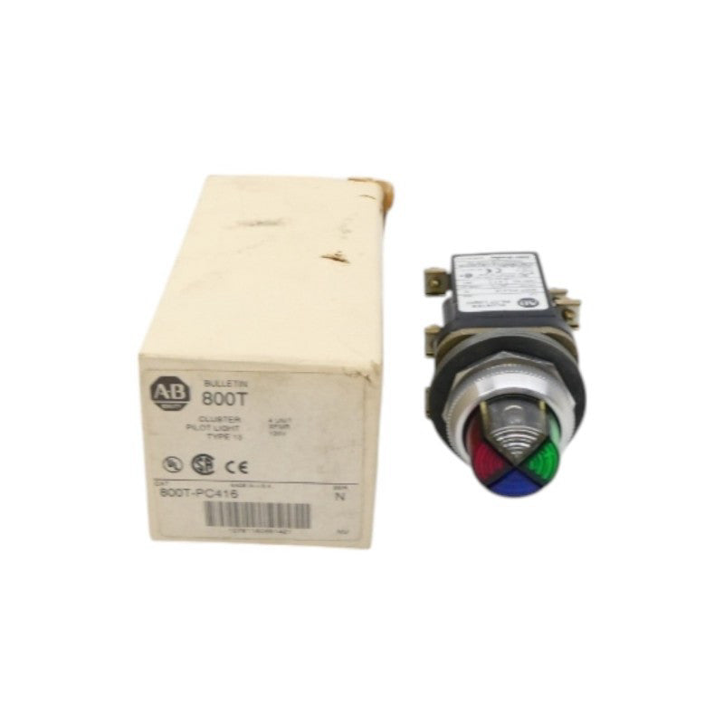 ALLEN BRADLEY 800T-PC416 SER. N 120VAC (WH) NSMP