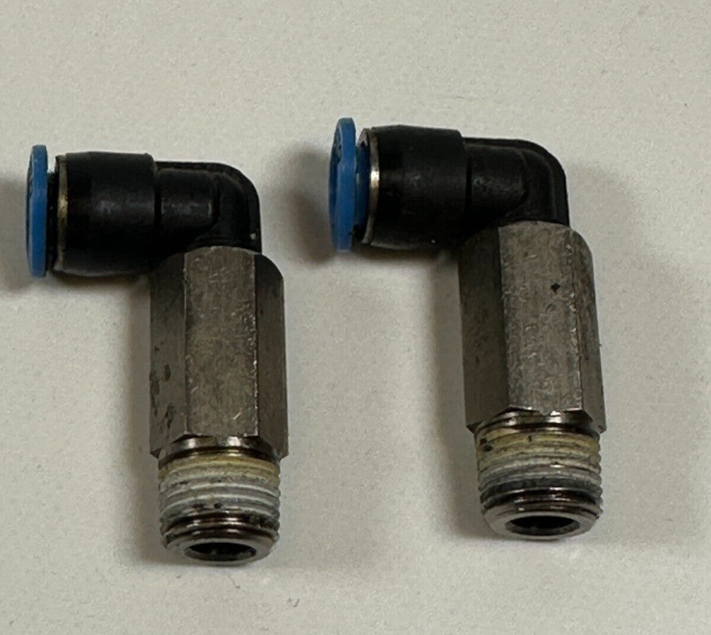 Festo QSML-1/8-6 (153042) Push In L Fittings 1/8 Thread x 6mm (Lot of 2) New