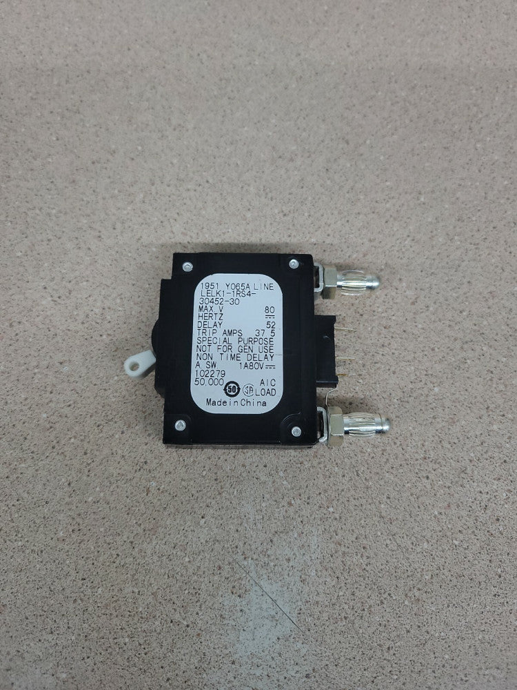 Sensata-Airpax LELK1-1RS4-30452-30  1951 Y065A  Bullet 1 Pole DC Breaker