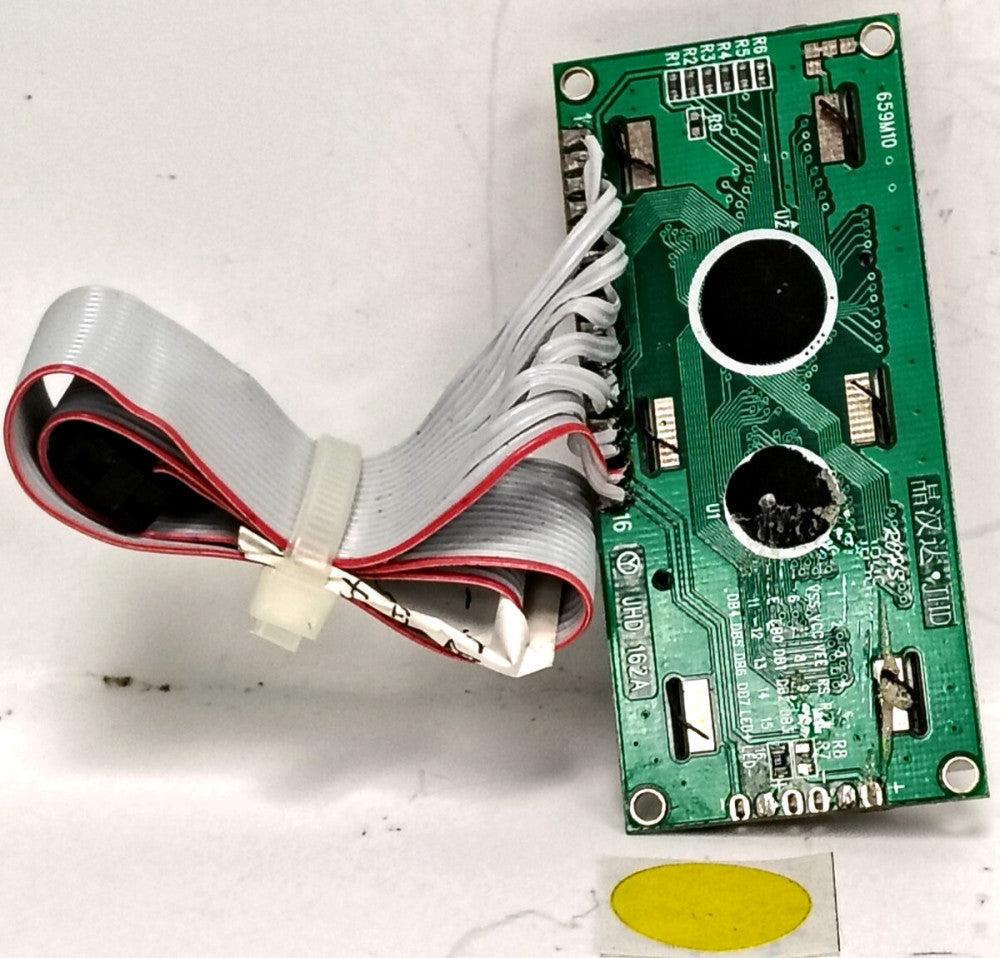 JING HANDA JHD-162A LED DISPLAY PCB CARD 659M10 12" WIRE CONNECTOR