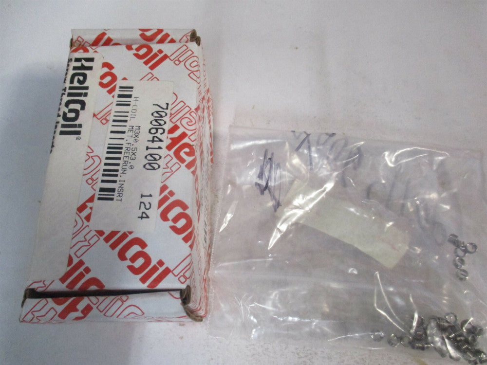 Heli-Coil (A1084-3CN030) M3x0.50 Metric 3mm Free Running Helical Insert - Qty 38