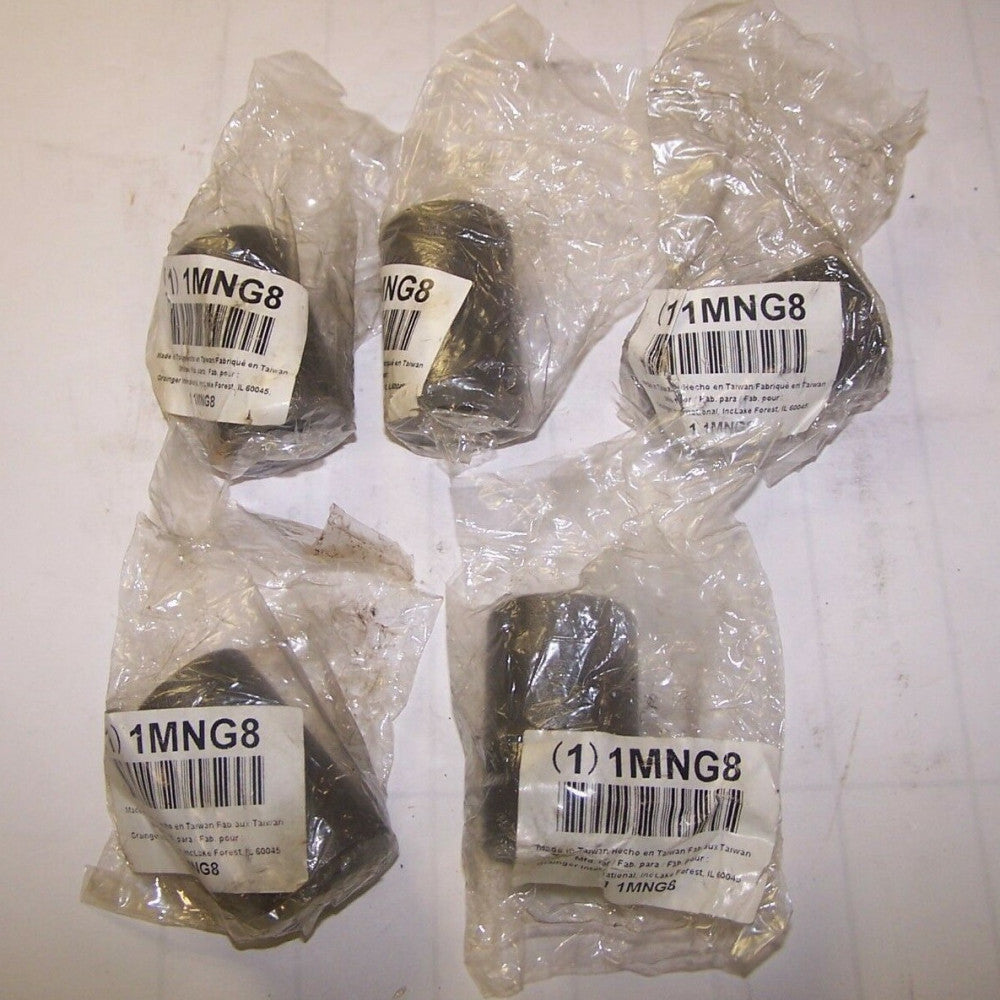 5) NEW 1/2" x 1/4" FNPT BLACK FORGED STEEL REDUCER LOT OF 5