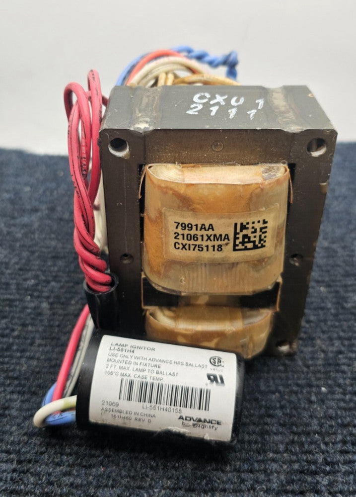 Advance 71A7991 Auto Transformer Ballast 70W S62 High Pressure Sodium Lamp
