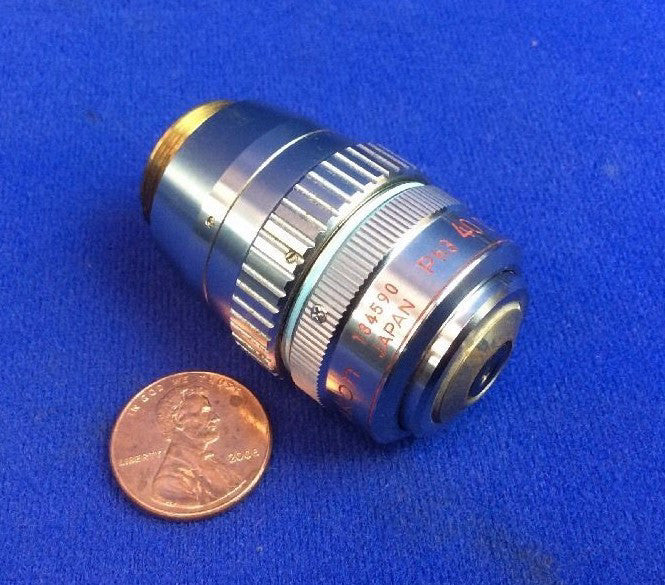 NIKON 134590 PHASE CONTRAST MICROSCOPE OBJECTIVE LENS Ph3 40 DL 0.55 LWD 160/0-2