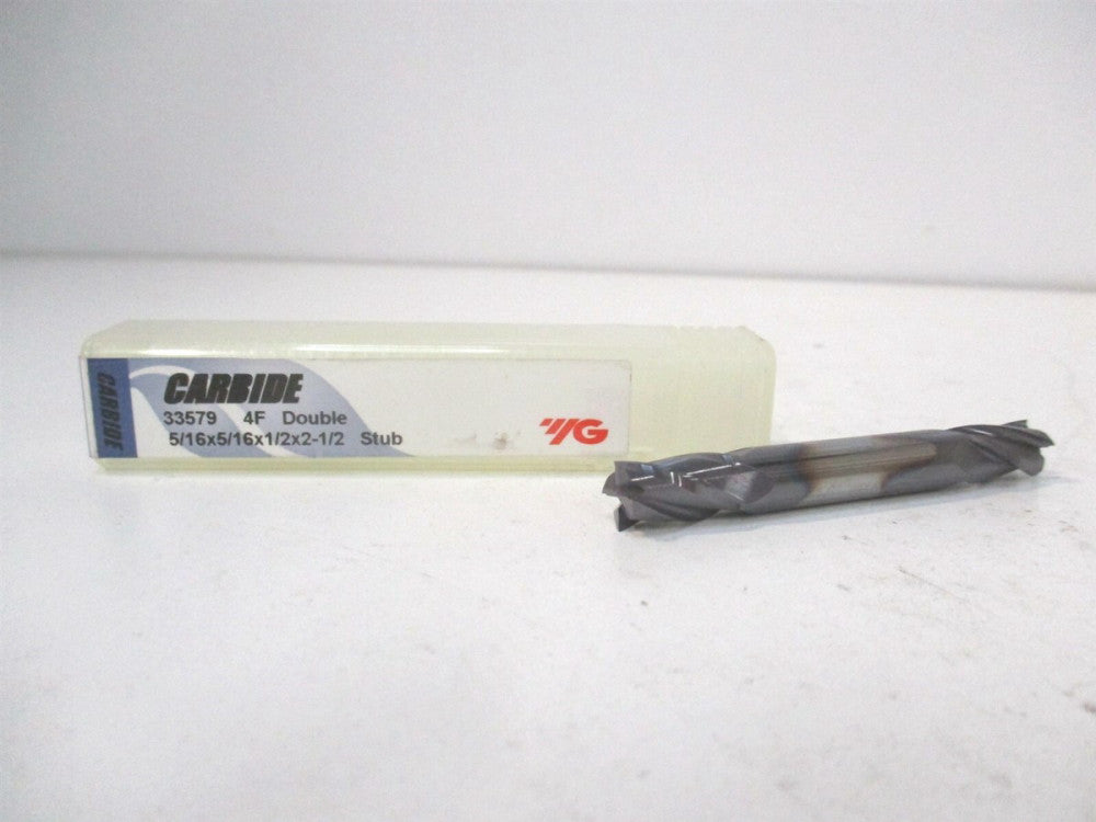YG-1 (33579TF) 5/16" x 1/2" x 5/16" x 2-1/2" OAL Carbide RH Square End Mill