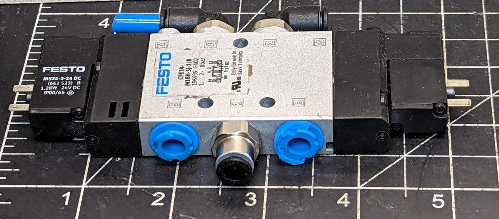 Festo 196939 / CPE14-M1BH-5J-1/8 Pneumatic Solenoid Valve WORKING PULL [B1BB]